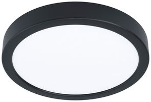 LED-Deckenleuchte Eglo FUEVA 14W 0…1400lm 2700…6500K IP44 DIM Ø211×25mm schwarz
