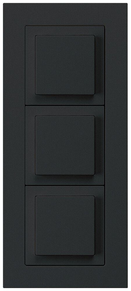 UP-Kombination kallysto.pro Gr.I-I-I vertikal 3×Schalter S3 schwarz