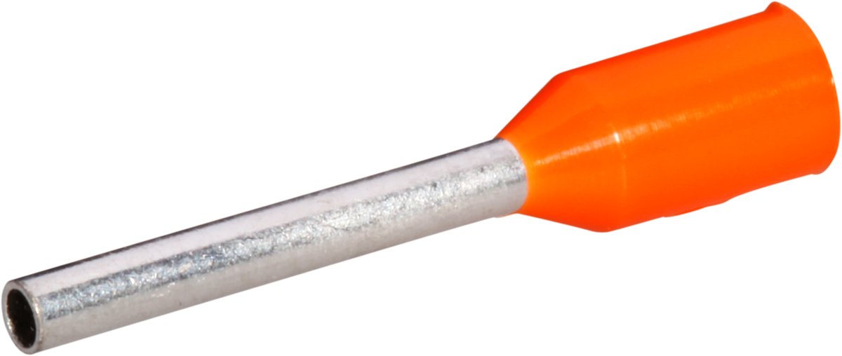 Capocorda tipo A isolato 0.5mm²/10mm arancione