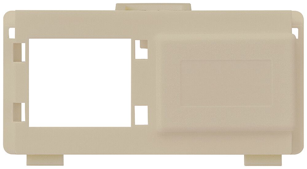 Modulo multimedia kallysto M3 CUC vuoto per 2 RJ45 R&M beige