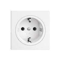 SCHUKO-Steckdose EDIZIOdue F, 16A, 250VAC, L+N+PE weiss