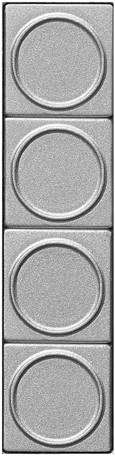 Ruftaster Urmet für 4 Wohneinheit mit Namensschild