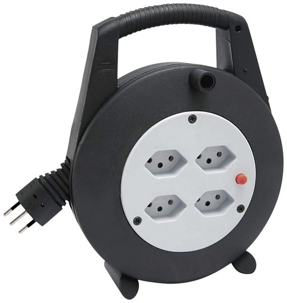 Kabelrolle Vario Line Ø230mm 4×T13 5m H05VV-F 3×1mm² sz