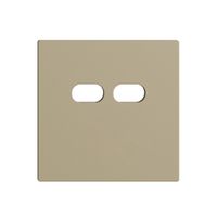 Montageset Feller EDIZIOdue für Steckdose USB 18W 2×Typ C sand