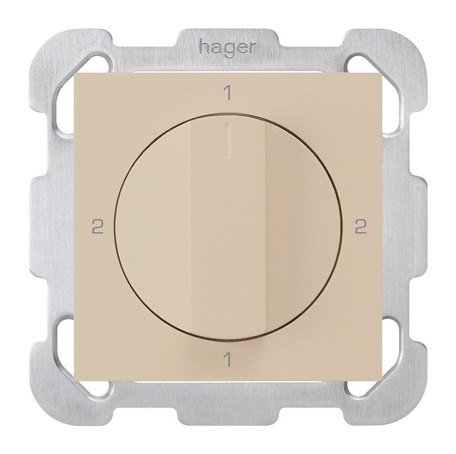 Interruttore rotativo INC kallysto 3/1L beige con manopola