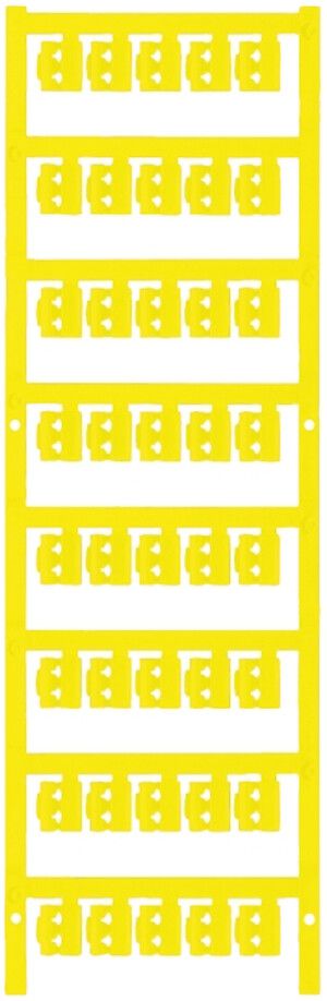 Marqueur de conducteur Weidmüller MultiCard SFC p.Ø1.5…2.5mm 12×5.8mm PA66 jaune