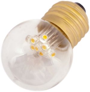 Lampe LED ELBRO E27, 1.5W, 230V, 70lm, 2500K, 300°, Ø45, blanc, clair