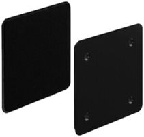 Schraubdeckel HSB Weibel mini 88×88mm Aluminium schwarz