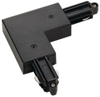 Eckverbinder SLV für 1-Phasen AP-Stromschiene, Erde aussen schwarz