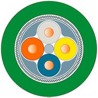 Buskabel Siemens IE FC TP Robust ST 2×2×0.64 SF/UTP PROFINET TypA TPE Eca grün