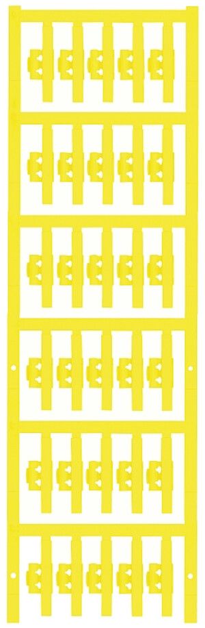 Marqueur de conducteur Weidmüller MultiCard SFC p.Ø2…3.5mm 30×5.8mm PA66 jaune