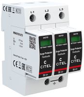 Überspannungsableiter Arthur Flury DACF25-30-275, Typ 2, 3-polig