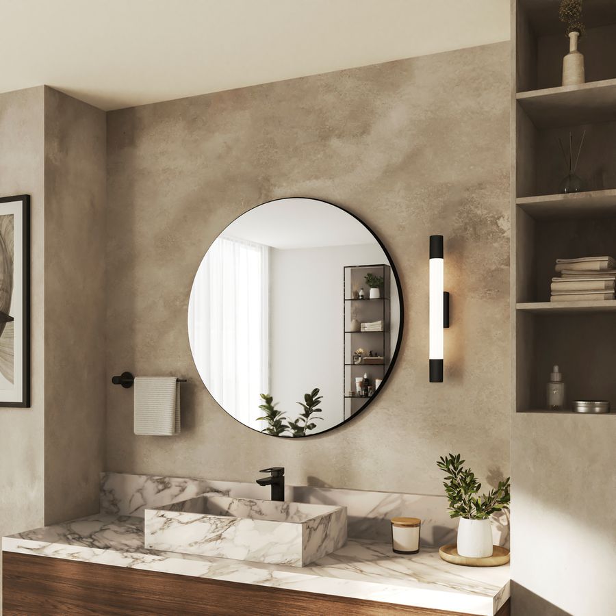 Applique LED Philips Rover RD 5W 730lm 827 IP44 440×70×50mm noir