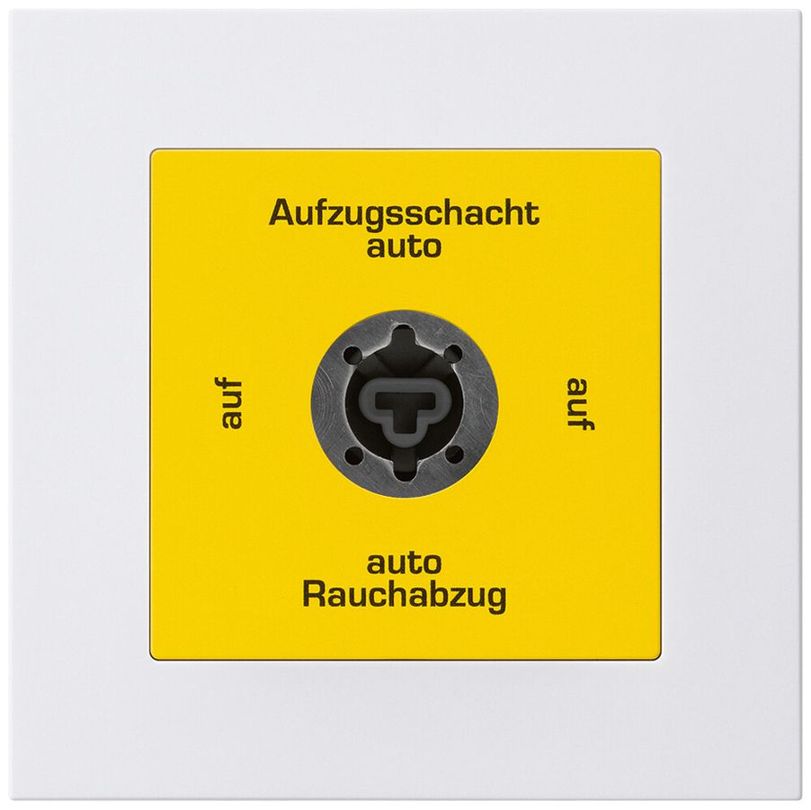 UP-Schlüsselschalter kallysto.pro für Rauchabzug Text deutsch weiss