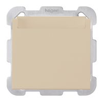 Interruttore Hotelcard INC kallysto 1L beige con piastra di fissaggio