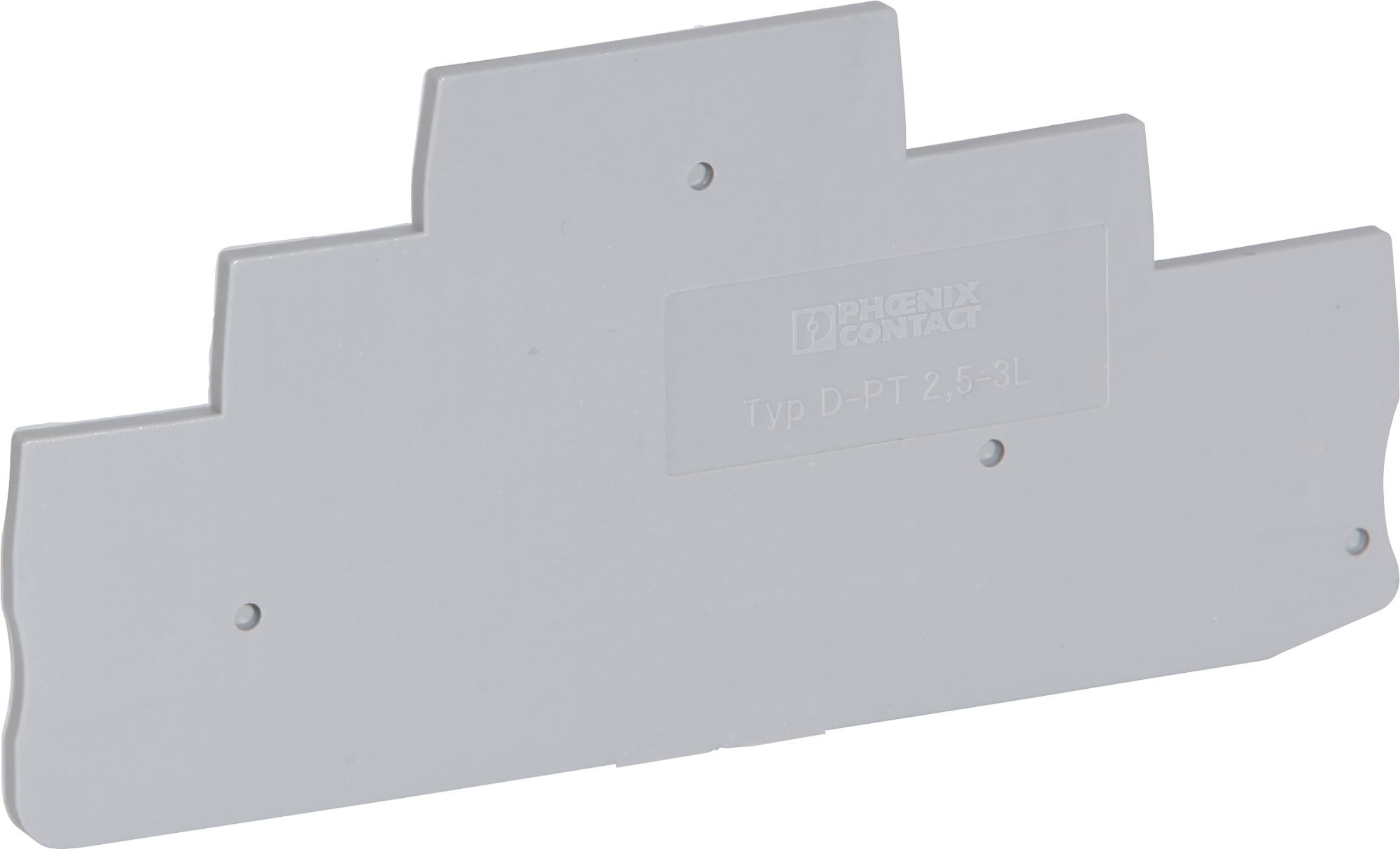 Couvercle PX L=102.2mm l=2.2mm, h=50.2mm gris