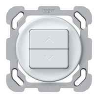 UP-Storentaster origin 1P 2×Tasten 77×77mm weiss