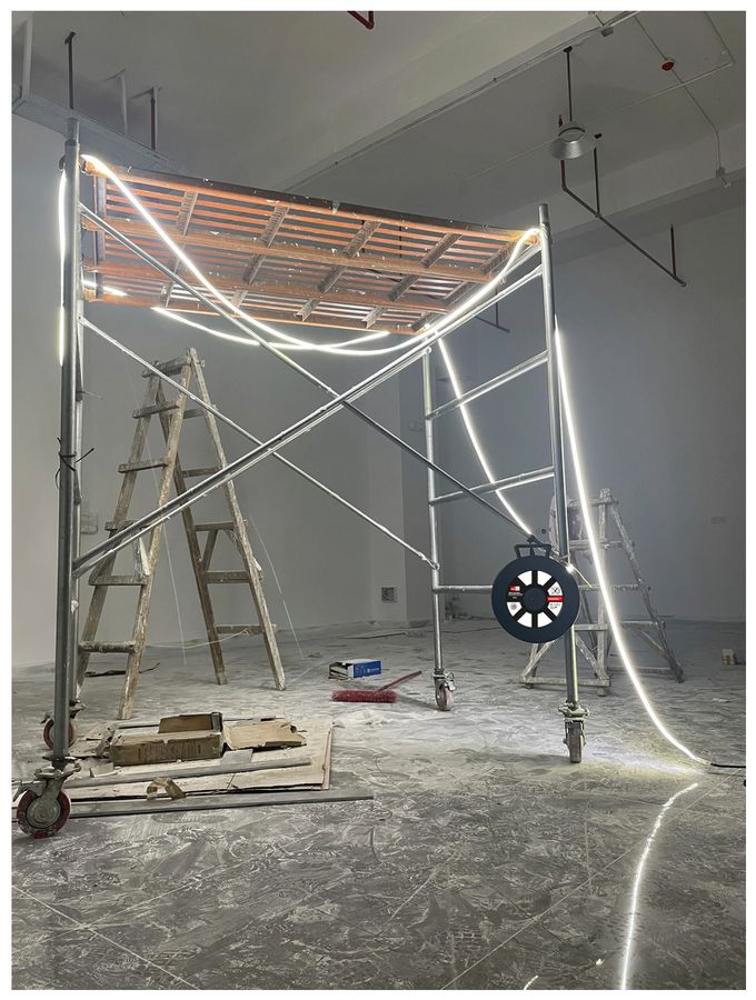 LED-Lichtband MAX HAURI IP55 230V 8600lm weiss 4000K 360° 10m