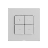 Abdeckset zu Dimmer 2K/4T Edue Wiser hellgrau