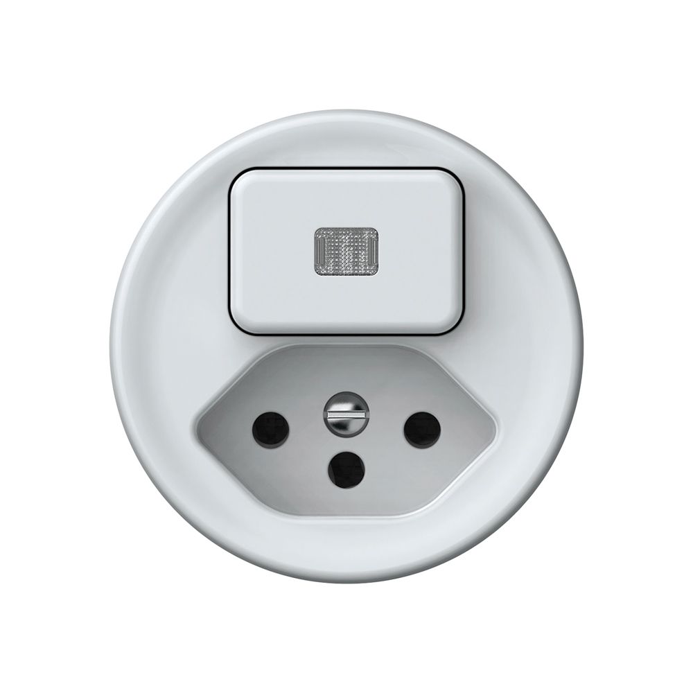 Kit frontale origin combinazione bottone luminoso + T13 shutter 60×60mm bi