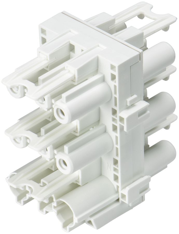 Verteilerblock-HH Wieland 3P GST 18i3 weiss