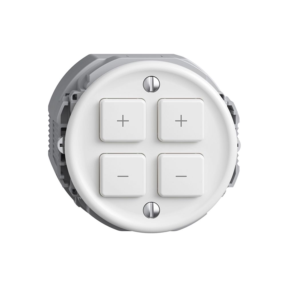 Station secondaire 2K/4T pour variateur Sdue Wiser blanc