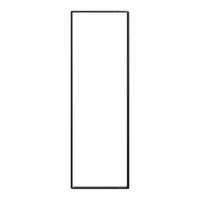 Zusatzrahmen EDIZIOdue prestige 4×1 schwarz