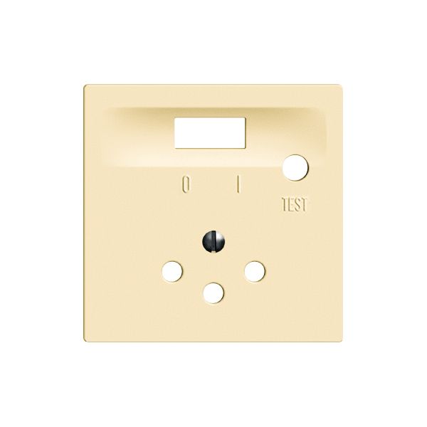 Placca frontale EDIZIOdue vanille per presa FI T12