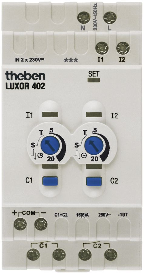 Modulo d'ampliamento Theben LUXOR 402 2-canale