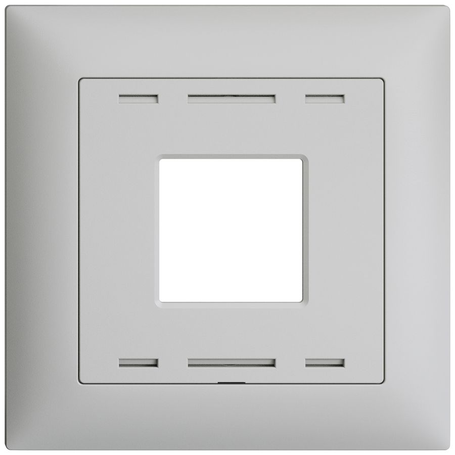 UP-Abdeckset EDIZIOdue Wiser Thermostat hellgrau