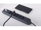 Steckdosenleiste Steffen STEBA IQ 6×T13 1×USB-A 1×USB-C PD 3m anthrazit