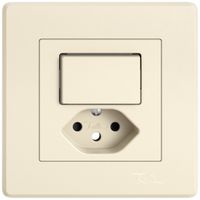 UP-Montageset EDIZIO.liv SNAPFIX® f.Kombi.T13 1 Knopf m.Seitenlinse Shutter cr