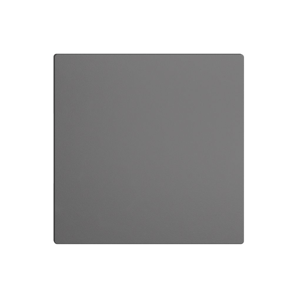 Blindabdeckung EDIZIOdue dunkelgrau ohne Zentrumsschraube