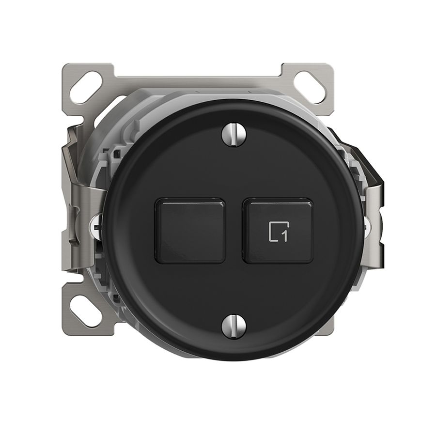 AP-Druckschalter 1K/2T Szene WLAN Sdue Wiser schwarz