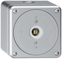 AP-Steckschlüsselschalter robusto ohne Klappdeckel 0/3P aluminium Vierkant