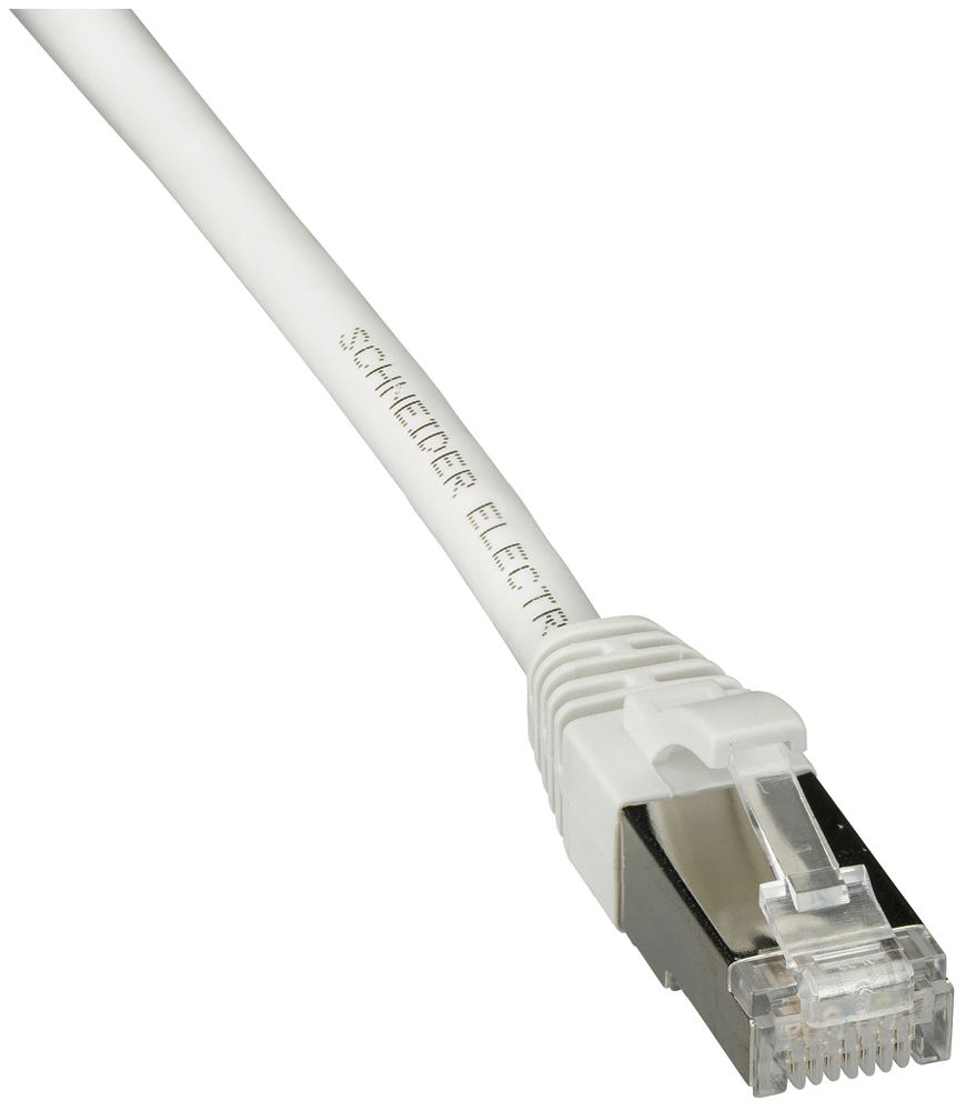 Patchkabel RJ45 Schneider Electric, Kat.6A S/FTP, AWG28, LSZH, weiss, 2m