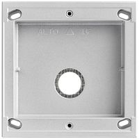 Boîtier AP Urmet Alpha, 1×module, 125×126mm, avec support de module de cadre