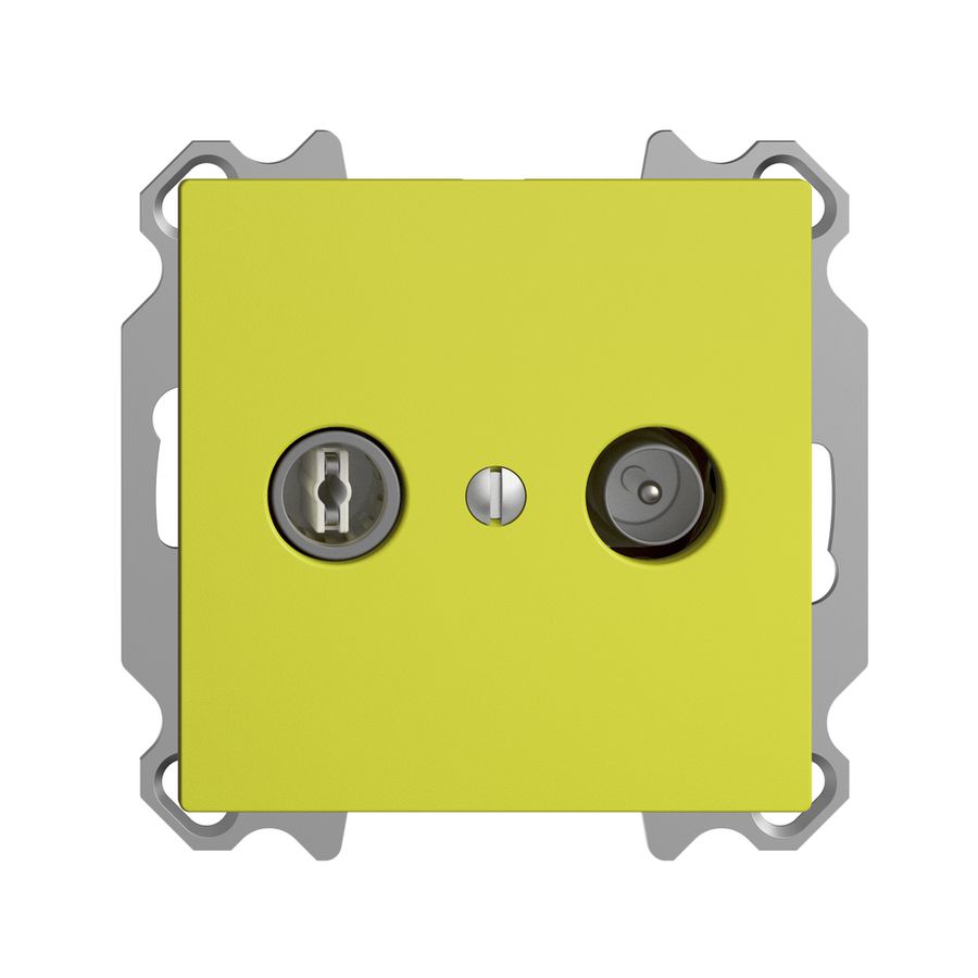 UP-TV-R-Dose EDIZIOdue 4dB lemon Breitbanddose 5…2000MHz, FM