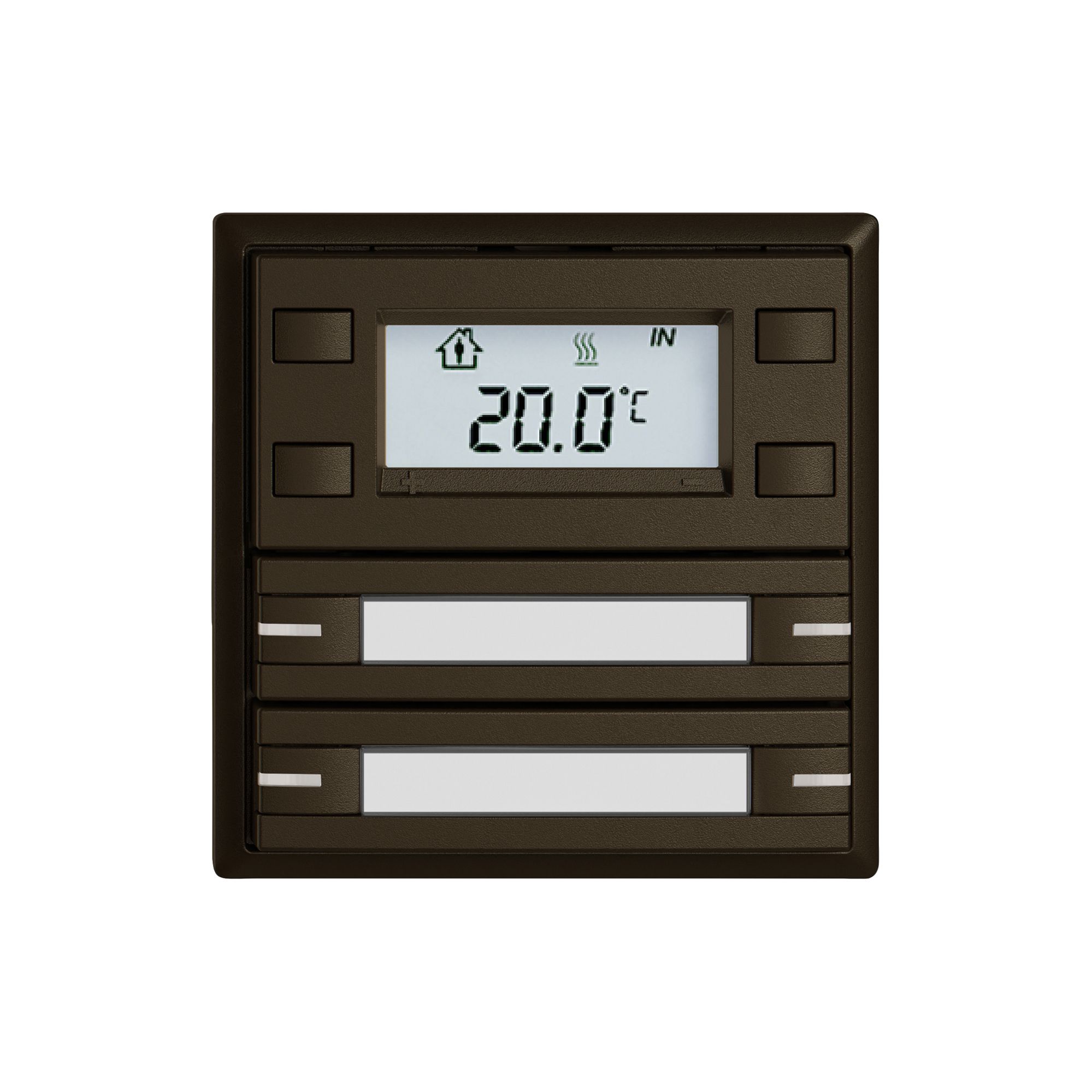 RTH-Taster EDIZIO.liv SNAPFIX® m.RGB-LED Pap.4×Taste 1-Tbed.br
