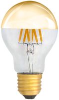 LED-Lampe ELBRO E27, A60, 6W, 230V, 2700K, 600lm, klar, goldig verspiegelt