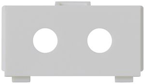 Modulo multimedia M3 FO vuoto per 2 ST kallysto grigio chiaro