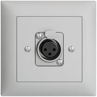 Kit de montage ENC EDIZIOdue XLR 3L P gris clair