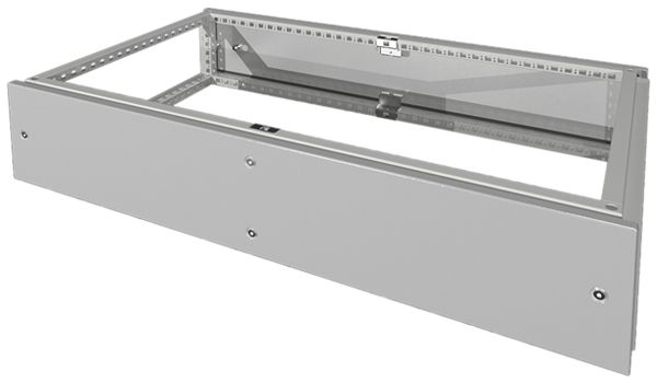 Aufsatzrahmen Rittal VX 8618.521 1000×200×600mm Dachbeplankung grau