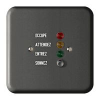 UP-Besuchsanzeiger FH 12VAC F schwarz