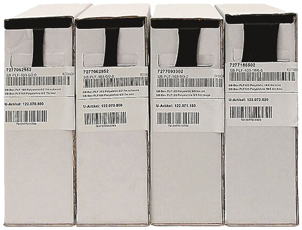 Guaina retrattile SER 3:1 12/4 nero box con 2.5m