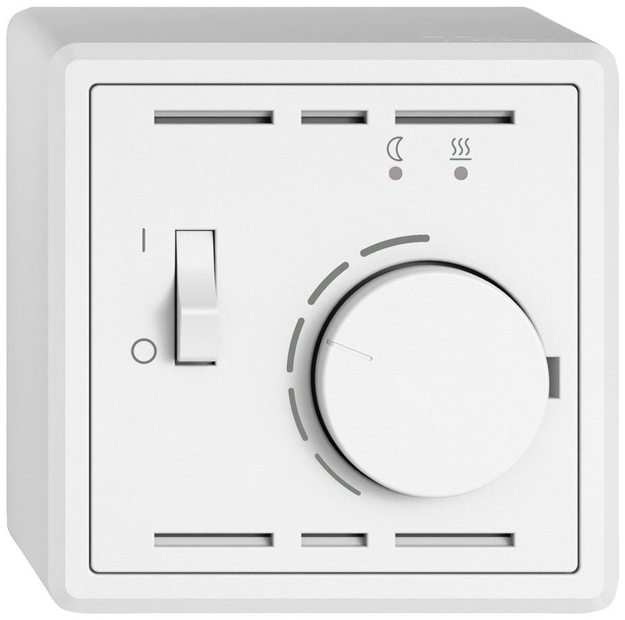 Termostato ambiente AP EDIZIO.liv SNAPFIX® limit.temp.p.riscaldamenti pav.bi