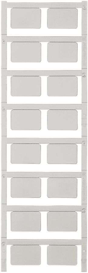 Marcatore per apparecchi Weidmüller MultiCard SM 27mm PA66 grigio