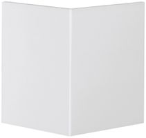 Ausseneck-Abdeckung tehalit für BR Kanal 80mm verkehrsweiss