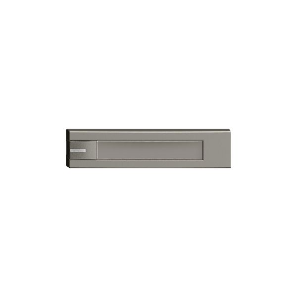 Touche 1/4 KNX/électron.a.LED+ pap.EDIZIOdue commande 1×gris foncé