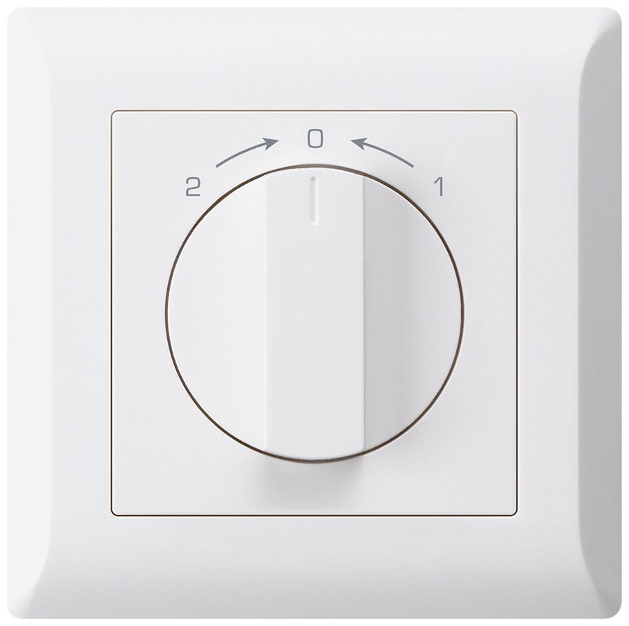 UP-SchwenkTaster 1->0<-2 weiss kallysto.line mit Drehgriff